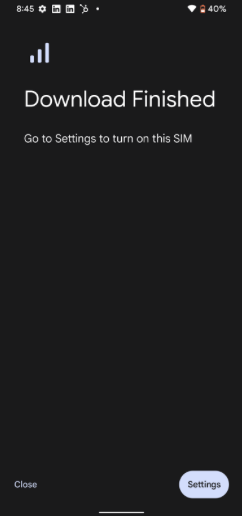 Pobieranie zakończone